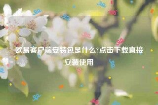 欧意app官方下载2022最新版-欧意客户端安装包是什么